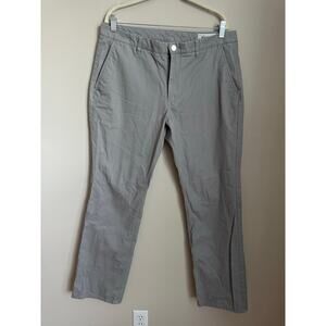 Bonobos Washed Chinos Men’s 36x32 Gray Straight Fit Casual Dress Pants